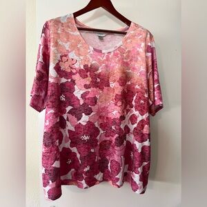 Pink Floral T-shirt